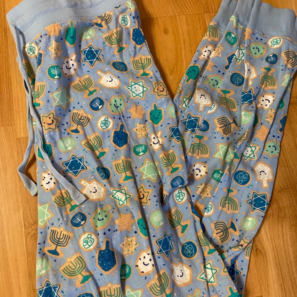 Hanukkah Print Pajama Bottoms